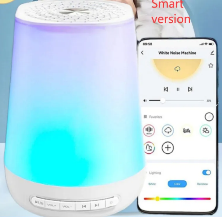 Soothing Sound Sleep Aid with Dimmable Light