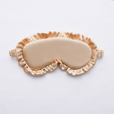 Silk Ruffle Sleep Eye Mask for better sleep
