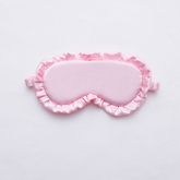 Silk Ruffle Sleep Eye Mask for better sleep
