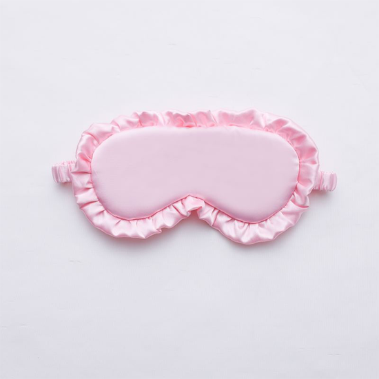 Silk Ruffle Sleep Eye Mask for better sleep