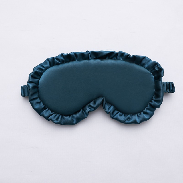 Silk Ruffle Sleep Eye Mask for better sleep