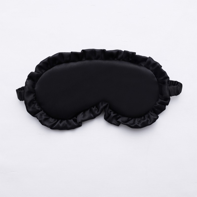 Silk Ruffle Sleep Eye Mask for better sleep