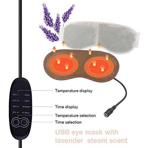 USB Steam Sleeping Eye Mask heated therapy