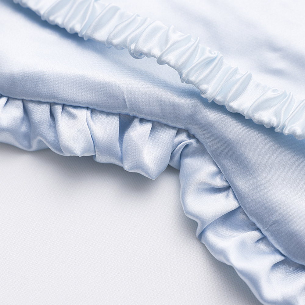 Silk Ruffle Sleep Eye Mask for better sleep