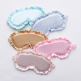 Silk Ruffle Sleep Eye Mask for better sleep