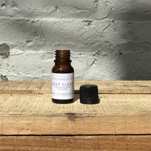 Deep Sleep Essential Oil Blend lavender bottle